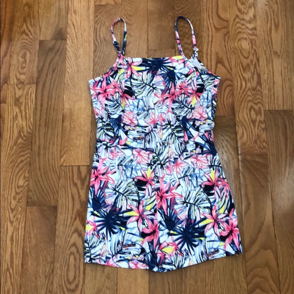 Bright floral Romper